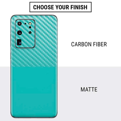 Aqua Blue Blue Solid Galaxy S20 Ultra 5G Skin